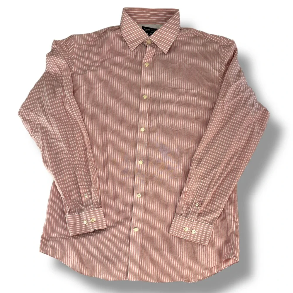 Banana Republic Men's XL Long Sleeve Button Down Plaid Shirt‎ Classic Fit Cotton